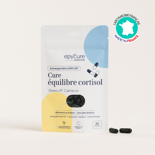 Epycure Cure équilibre cortisol 60 gélules – stress chronique