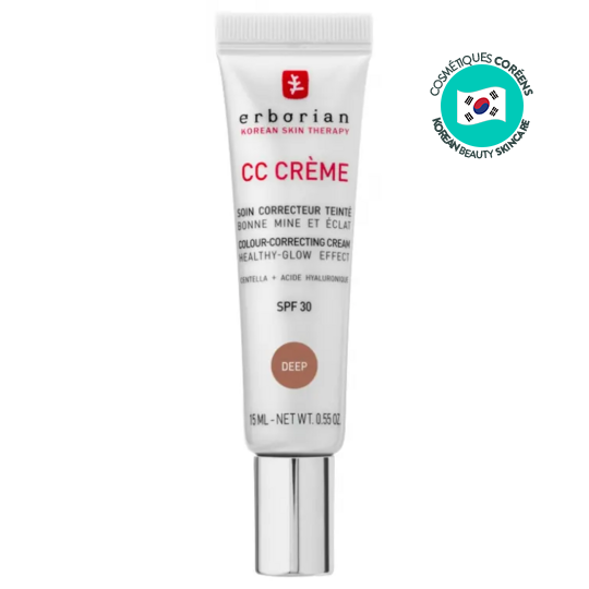 Erborian CC Crème à la Centella Deep 15 ml — soin illuminateur teint foncé