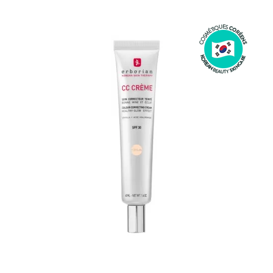 Erborian CC Crème à la centella SPF30 40 ml – soin illuminateur porcelaine