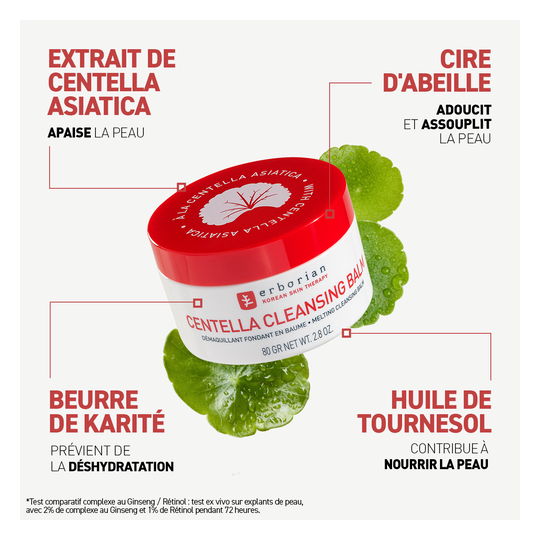 Erborian Centella Cleansing Balm - Baume démaquillant 80 g Cosmétiques Coréennes