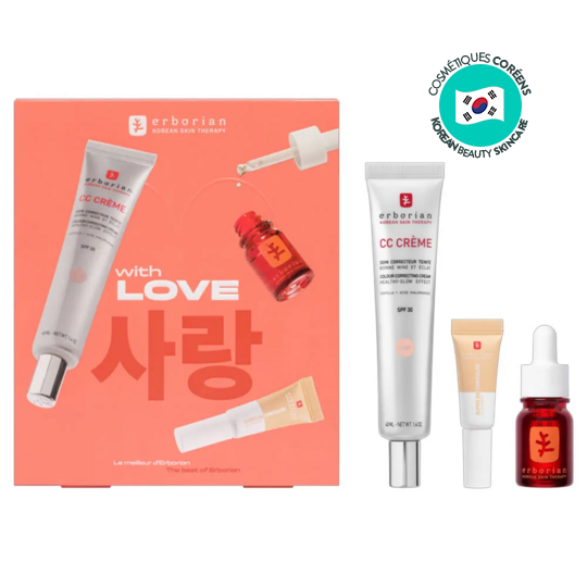 Best of Erborian coffret Clair — routine éclat visage jour et nuit