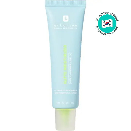Erborian Gel-crème hydratation 24h matte moisturizer 50 ml — soin matifiant visage
