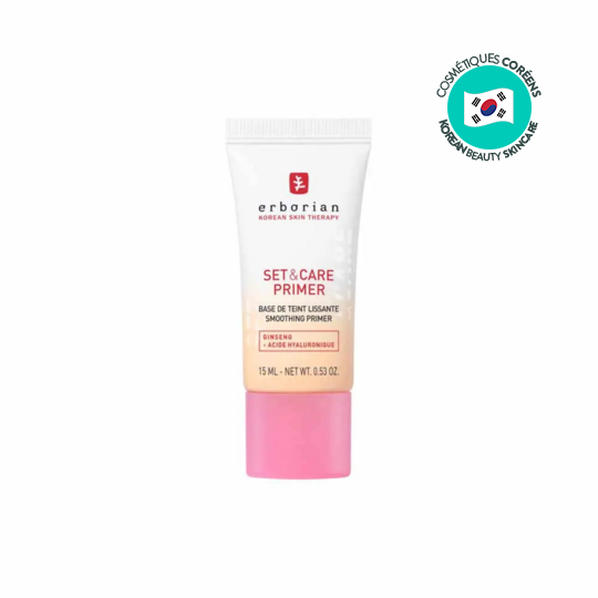 Erborian Base de teint lissante Set&Care format voyage 15ml – primer visage lissant matifiant