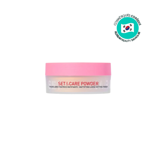 Erborian Set&Care poudre libre fixatrice 9,5 g — poudre matifiante et floutante teint parfait