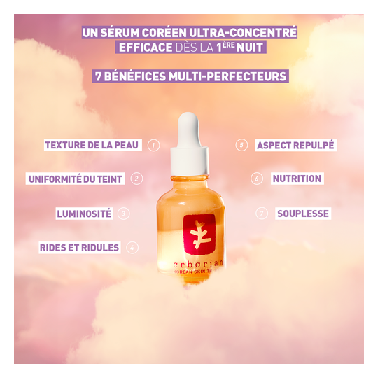 Erborian Skin Therapy - Sérum Lacté Nuit Multi-Perfecteur 30 mL Cosmétiques Coréennes