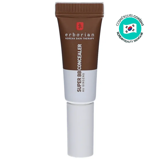 Erborian Super BB concealer chocolat 3 ml – anticernes haute couvrance soin niacinamide