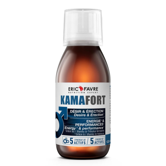 Eric Favre Kamafort Energie 125 ml – hibiscus, tribulus, maca pour hommes
