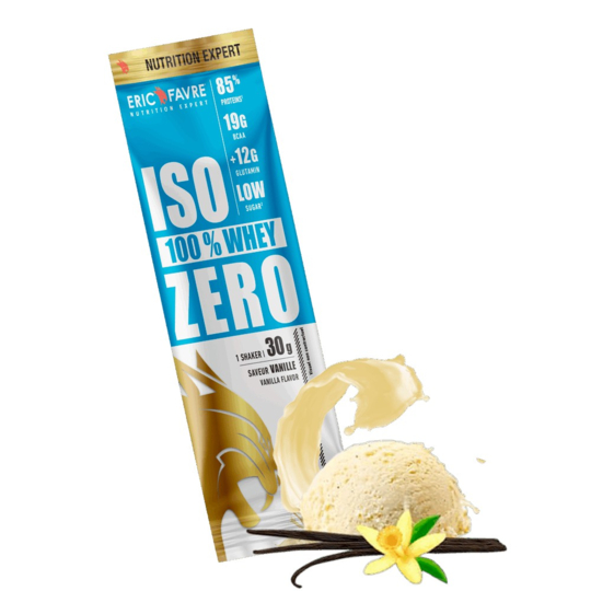 Eric Favre Iso Zero sachet unidose Vanille onctueuse 30 g – whey isolat