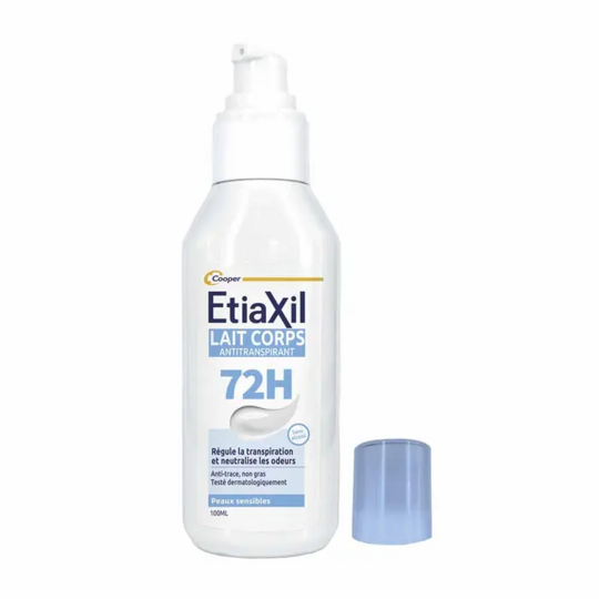 Etiaxil Anti-transpirant lait corporel 72h 100 ml — protection transpiration intense