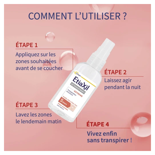 Etiaxil Détranspirant Extrême 5 jours - Multizones Spray 30 ml