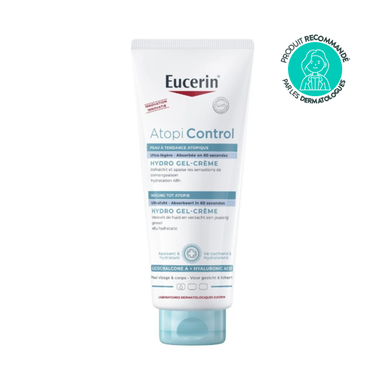 Eucerin AtopiControl Hydro Gel-Crème 400 ml – émollient peau atopique