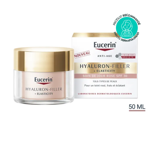 Eucerin Hyaluron-Filler + Elasticity Soin de jour rosé SPF 30 anti-âge 50 ml