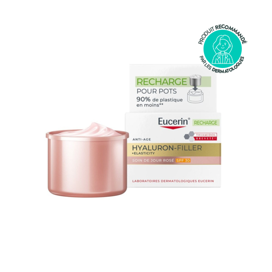 Eucerin Hyaluron-Filler + Elasticity Recharge Soin de jour Rosé SPF 30 50 ml