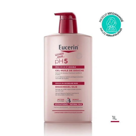 Eucerin pH5 Gel-Huile de douche 1L