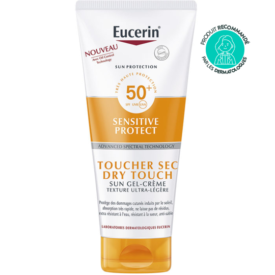 Eucerin Sensitive Protect Sun gel crème SPF50+ 200 ml – Peaux sensibles