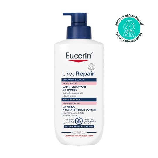 Eucerin UreaRepair Lait hydratant 5 % d'urée parfumé 400 ml – peau sèche