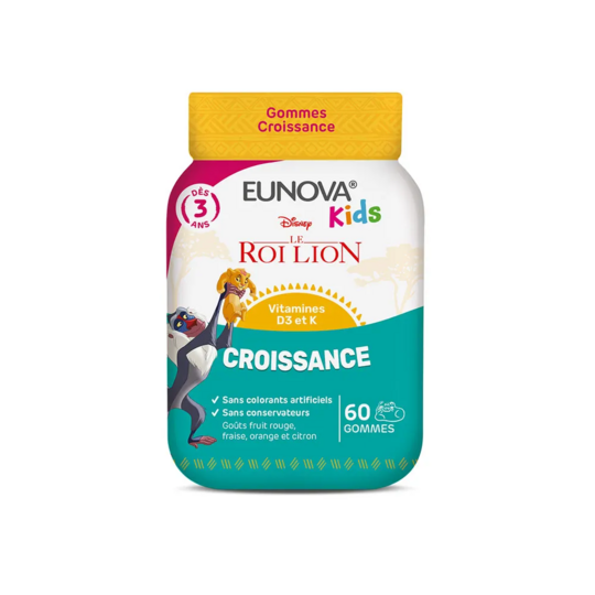 Eunova Kids Croissance Le Roi Lion 60 gummies