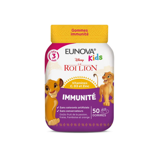 Eunova Kids Immunité Le Roi Lion 50 gummies