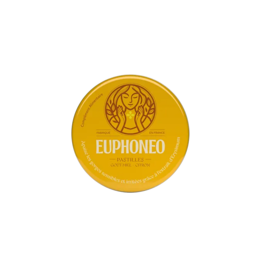 Euphoneo Miel Citron 50 pastilles – soulagement gorge irritée