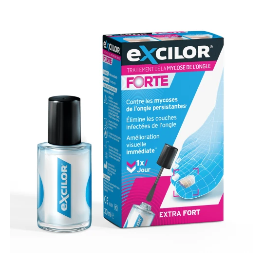 Excilor Mycose de l'ongle Traitement de la Mycose de l'Ongle Forte 30 ml