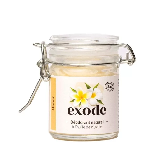 Exode Déodorant BIO Peau Sensible Monoï 50 g à l’huile de nigelle