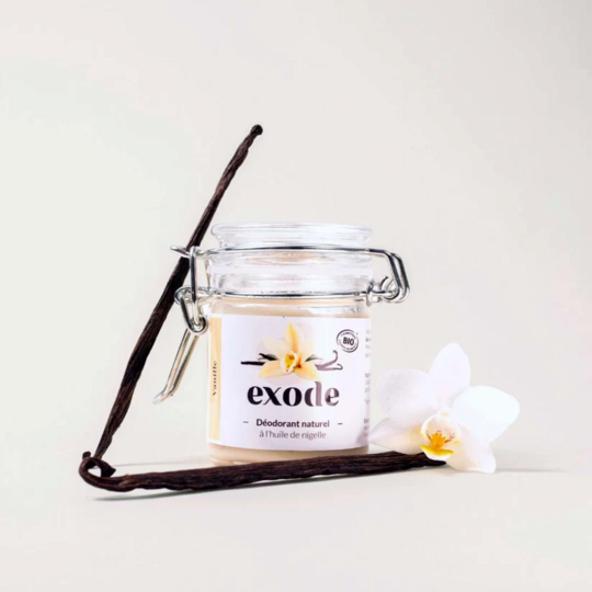 Exode Déodorant Baume Vanille Bio 50 g à l’huile de nigelle
