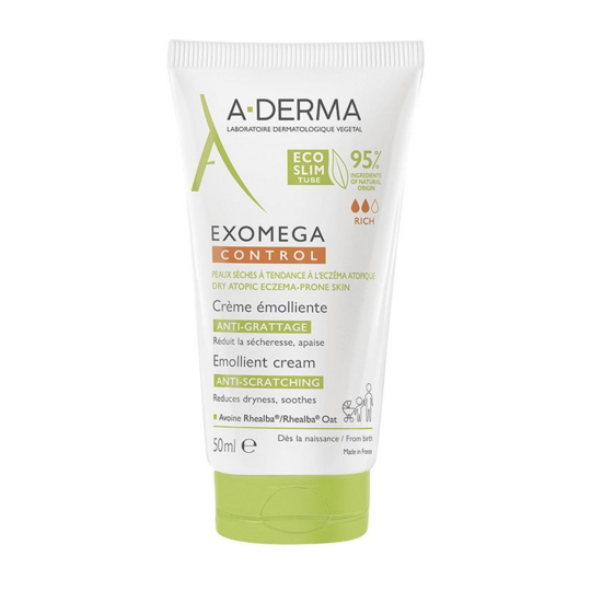 EXOMEGA CONTROL - Crème Emolliente Anti-Grattage - 50 ml