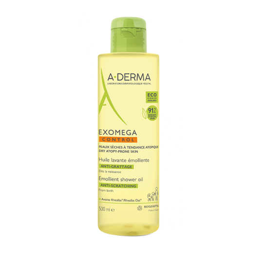 EXOMEGA - Control - Huile Lavante Émolliente Anti-grattage - 500 ml