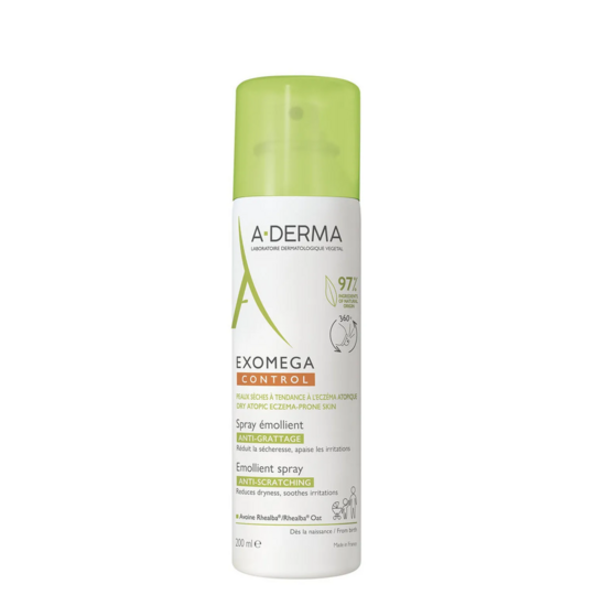 Aderma Exomega Control Spray Émollient Anti-Grattage 200ml