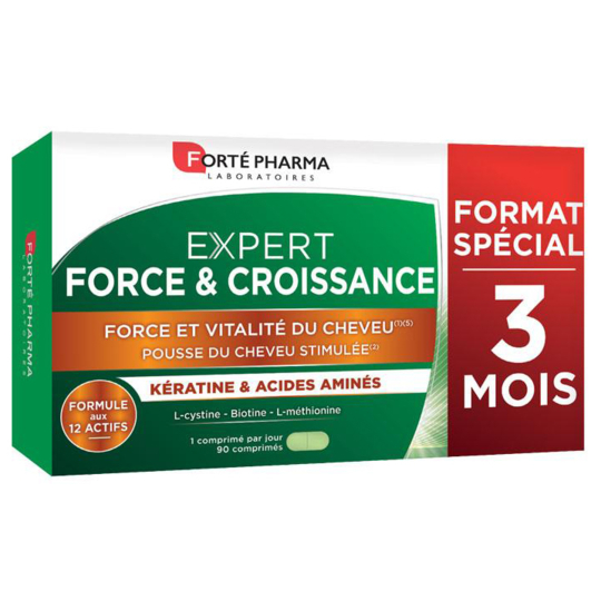 Expert Force & Croissance - Force et Vitalité du Cheveu - 90 Comprimés