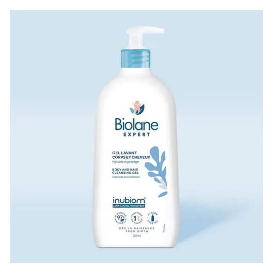 Biolane Expert Gel Lavant Corps et Cheveux 500ml