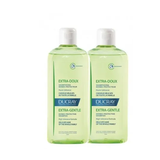 Ducray Extra-Doux Shampooing Dermo-Protecteur 2x400 ml