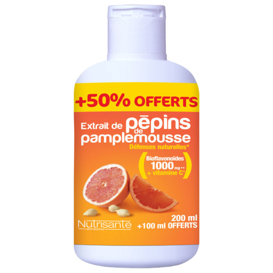 Extrait de Pépins de Pamplemousse - 200ml + 100ml Offert
