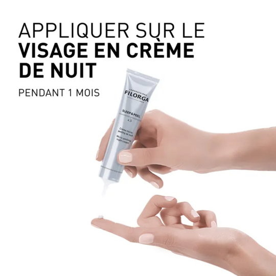 Filorga Sleep & Peel Crème micro-peeling de nuit 40 ml — Crème resurfaçante anti-rides