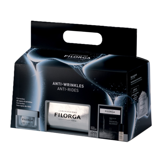 Filorga Coffret Time-Filler 5XP 2026 – crème anti-rides 50 ml + sérum Intensive 5 ml + masque offerts