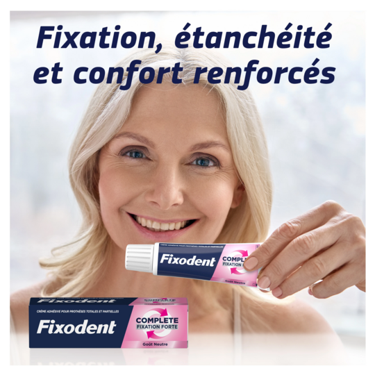 Fixodent Pro Complete Gôut Neutre Crème adhésive 47 g