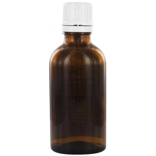 Flacon Verre Brun Compte Goutte - 50 ml