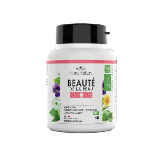 Flora Natura Complexe 4+ Beauté de la peau 120 gélules — Éclat et pureté bio