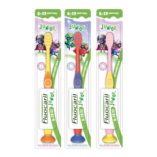 Fluocaril  Junior Brosse à dents enfants 6 - 13 ans extra souple