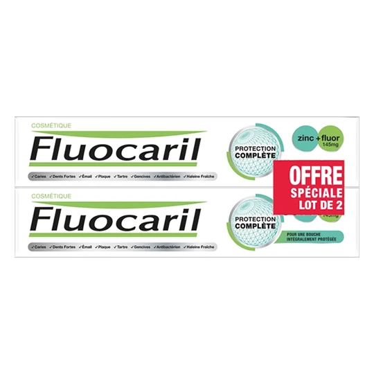 Fluocaril Dentifrice Protection Complète 2x75ml