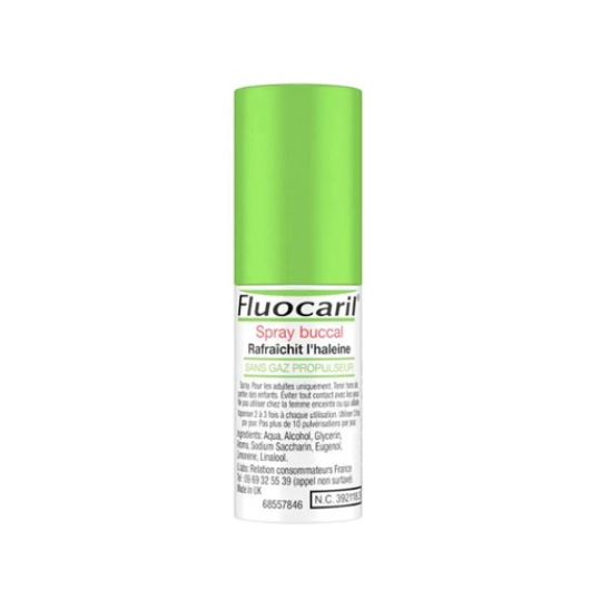 Fluocaril spray buccal rafraîchissant 15 ml – Haleine fraîche immédiate et protection antibactérienne