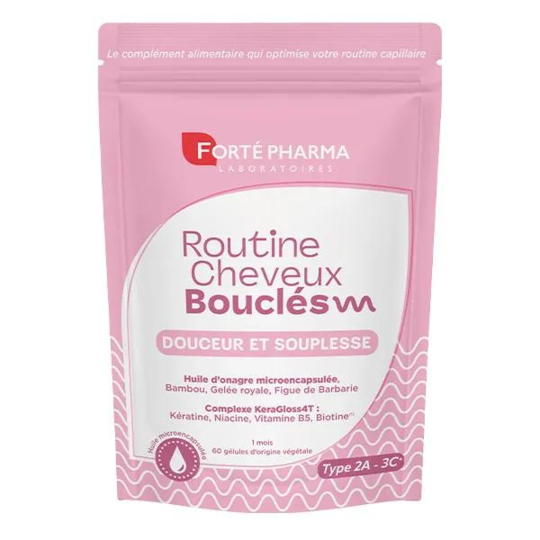 Forté Pharma Expert Routine Cheveux Bouclés – complément capillaire 60 gélules