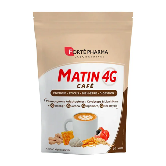 Forté Pharma Vitalité 4G Matin Café 150 g énergie, vigilance et focus