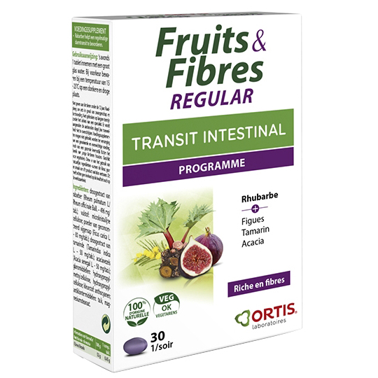 Fruits & Fibres Régular  - 30 comprimés