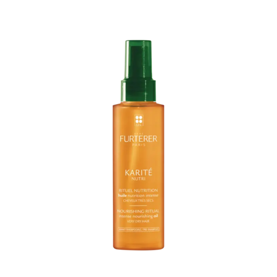 René Furterer Karité Nutri huile nutrition intense 100 ml — huile avant-shampooing nourrissante cheveux très secs