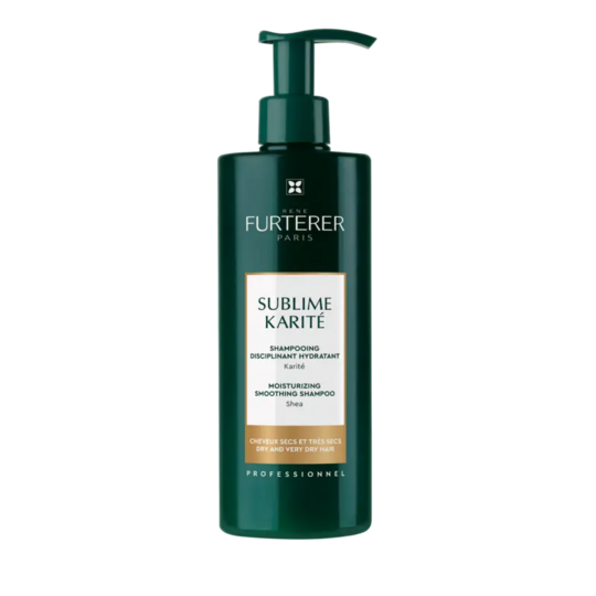 René Furterer Sublime Karité shampooing disciplinant hydratant 500 ml — shampooing karité cheveux secs sans silicone