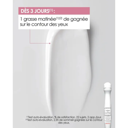 Garancia Larmes de Fantôme Contour des Yeux et Paupières 10ml + Talika Liposourcils Mascara Soin des Sourcils Brun 5ml Offert