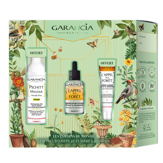 Garancia Les Jardins Du Monde Coffret Rituel Booster Lumière et Jeunesse
