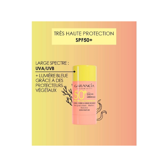 Garancia Stick Solaire Invisible SPF50+ 15g