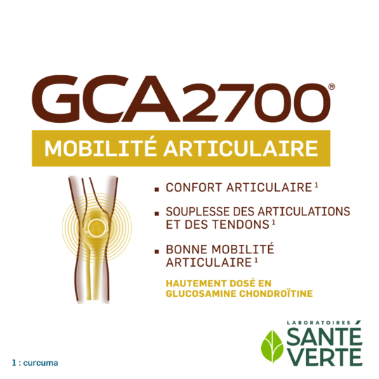 Santé Verte GCA 2700 Confort articulaire et mobilité 180 comprimés